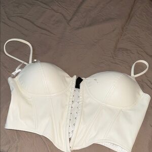 White Bustier Top